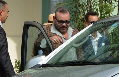 Mohammed VI à La Havane. D. R.